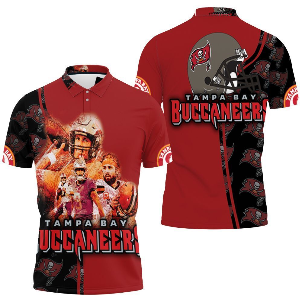 Green Helmet Tampa Bay Buccaneers Nfc South Division Champions Super Bowl 2021 3d Polo Shirt Jersey All Over Print Shirt 3d T-shirt