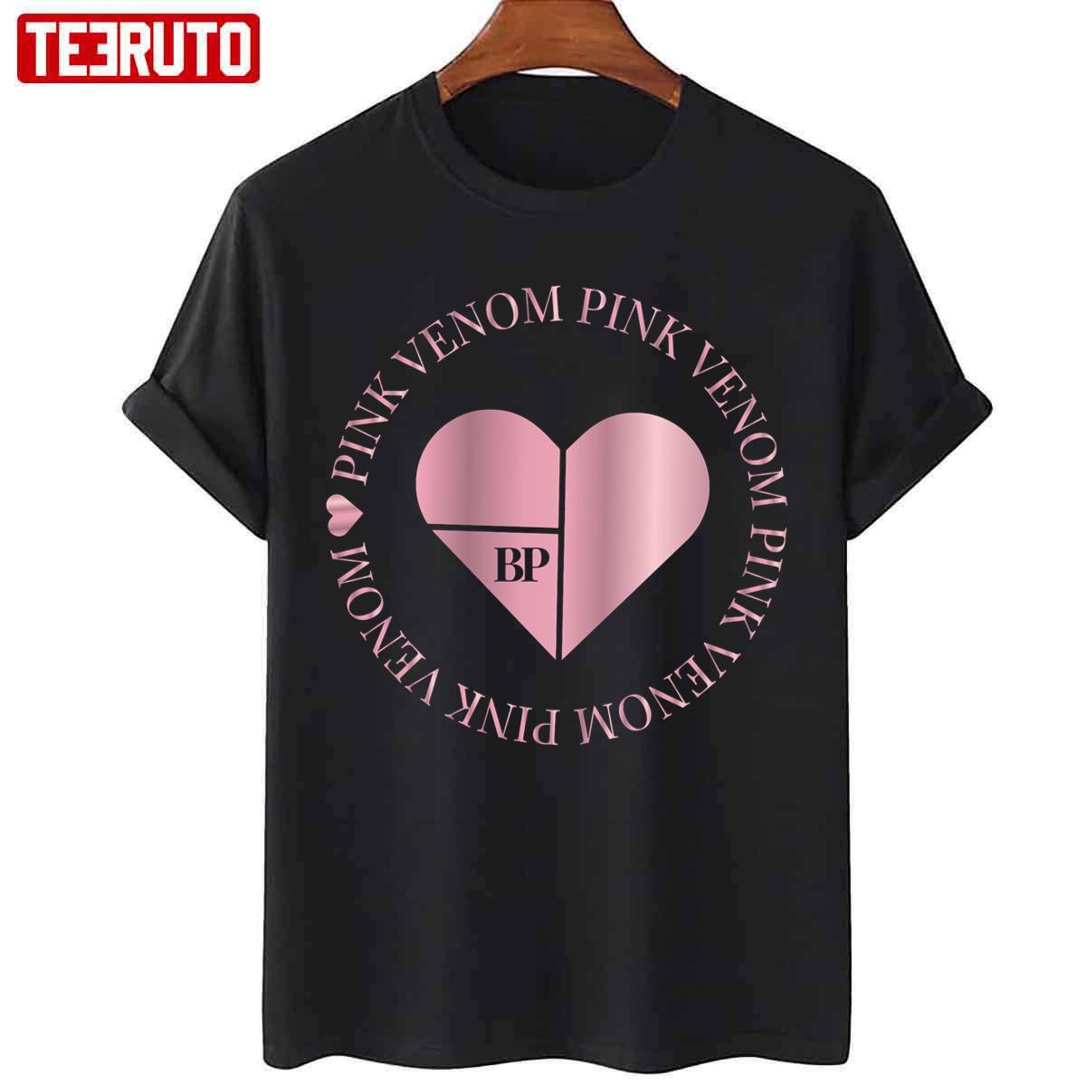 Heart Pink Venom BlackPink Blink Unisex T-shirt - Teeruto