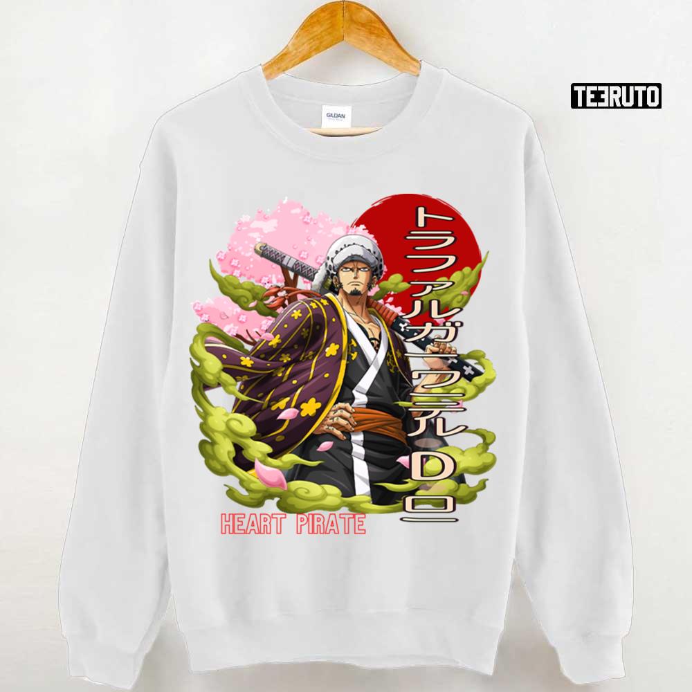 Heart Pirate One Piece Law Art Unisex T-Shirt
