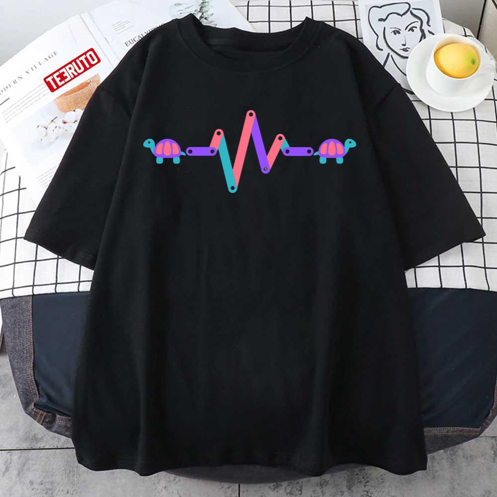 Heartbeat Turtle Unisex T-Shirt