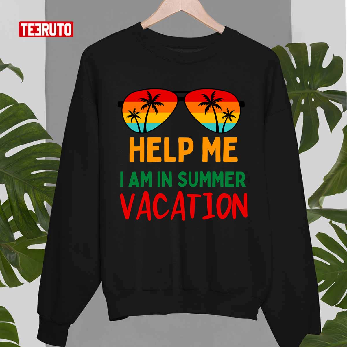 Help Me I Am In Summer Vacation Vintage Unisex T-Shirt