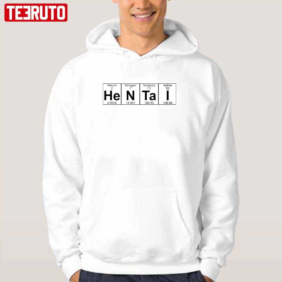 Hentai Periodic Table Unisex Hoodie