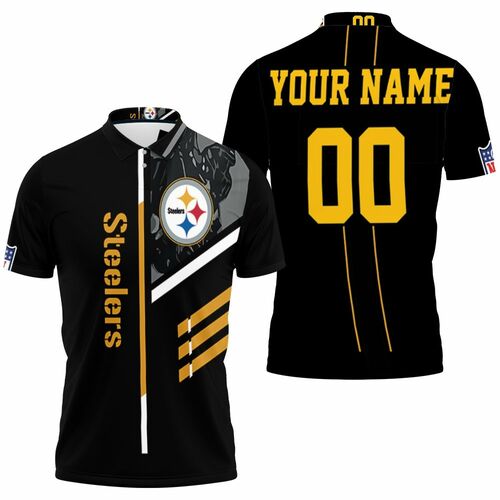 Here We Go Pittsburgh Steelers Nfl Personalized Polo Shirt Model A28845 All Over Print Shirt 3d T-shirt