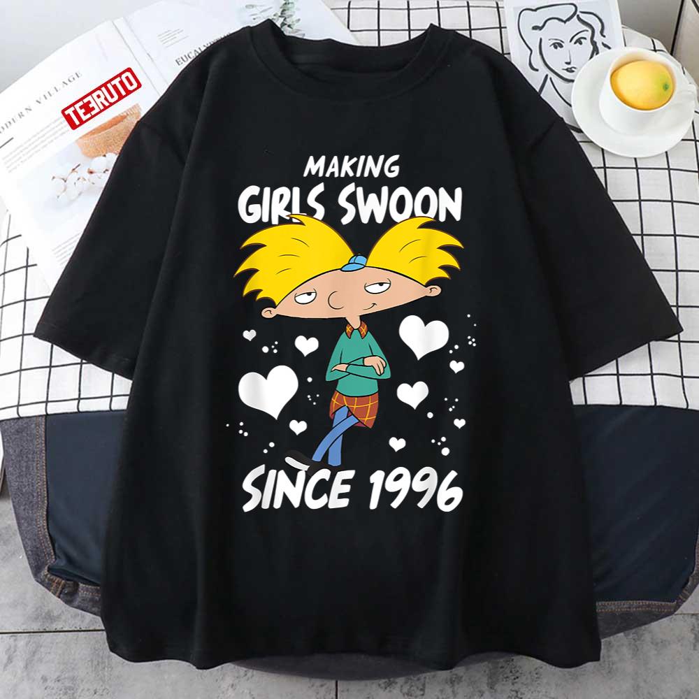 Hey Arnold Valentine’s Day Arnold Making Girls Swoon Unisex T-Shirt