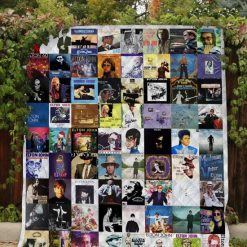 History Of Elton John Quilt Blanket