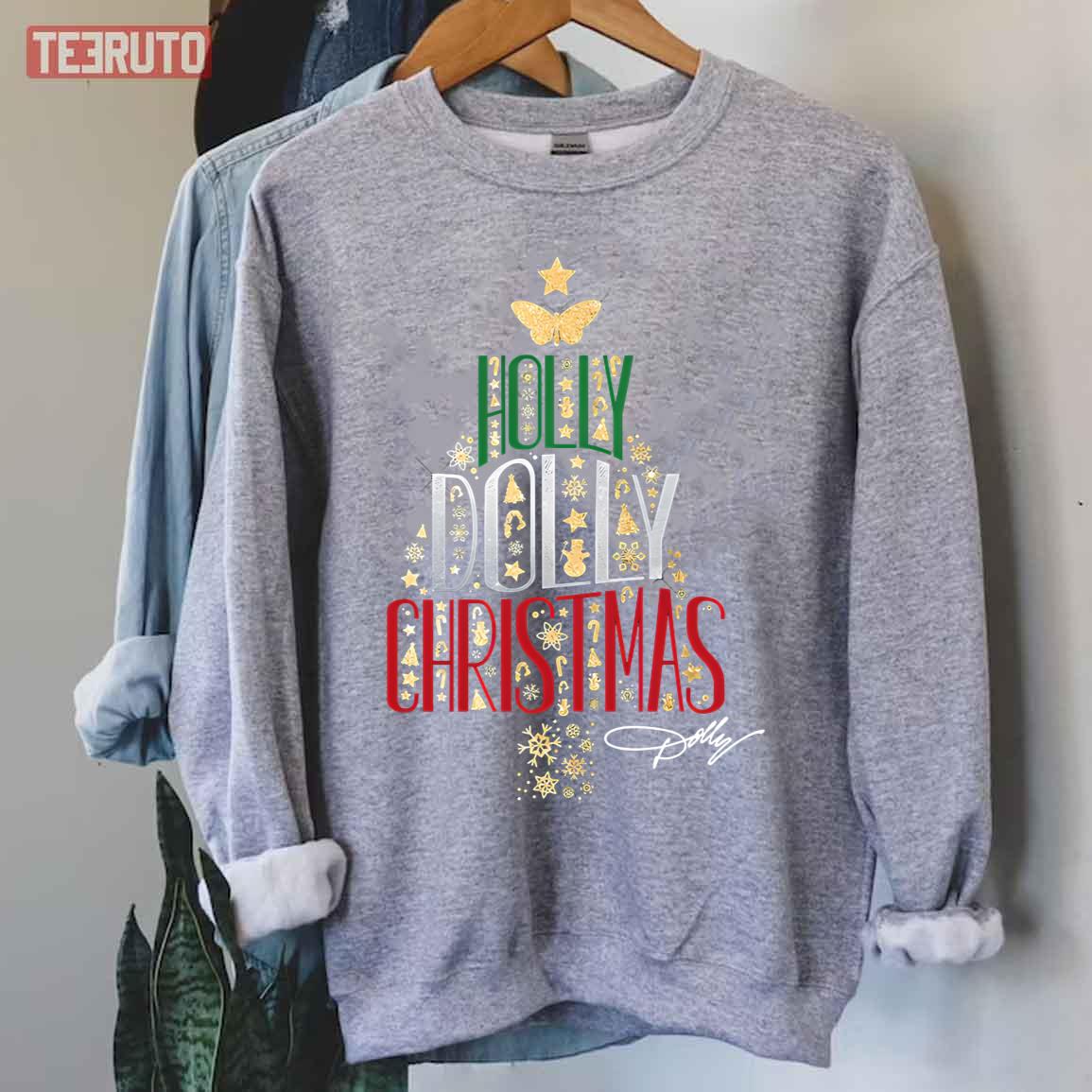 Holly Dolly Christmas Unisex Sweatshirt