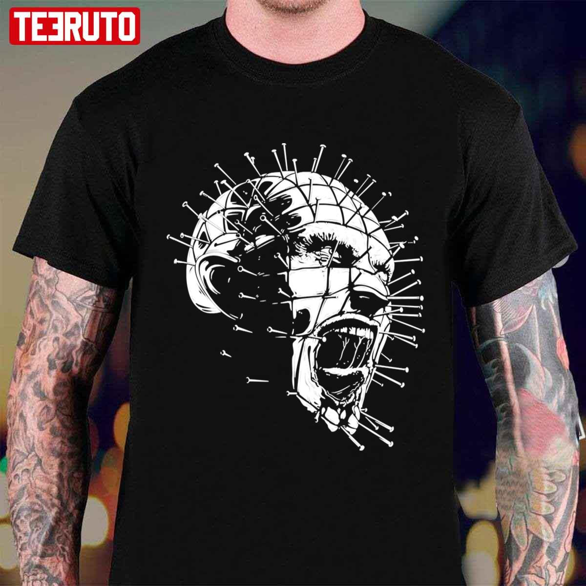 Horror Portrait Pinhead Artwork Unisex T-Shirt