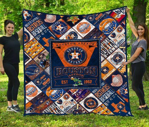 Houston Astros EST 1962 Quilt Blanket - Teeruto