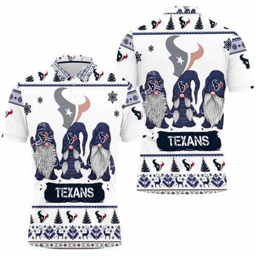 Houston Texans Christmas Gnomes Ugly Sweatshirt Christmas 3d Polo Shirt Model A31422 All Over Print Shirt 3d T-shirt