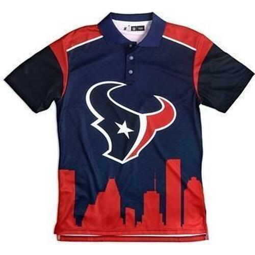 Houston Texans Thematic Polyester Polo Shirt 3d All Over Print Shirt All Over Print Shirt 3d T-shirt