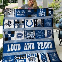 Indianapolis Colts Quilt Blanket