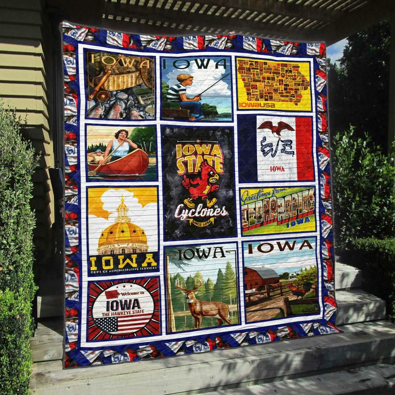Iowa State Cyclones Ncaa Quilt Blanket