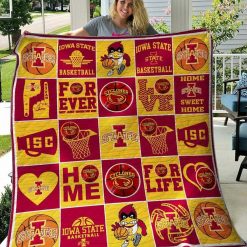 Iowa State Cyclones YR Ncaa Quilt Blanket