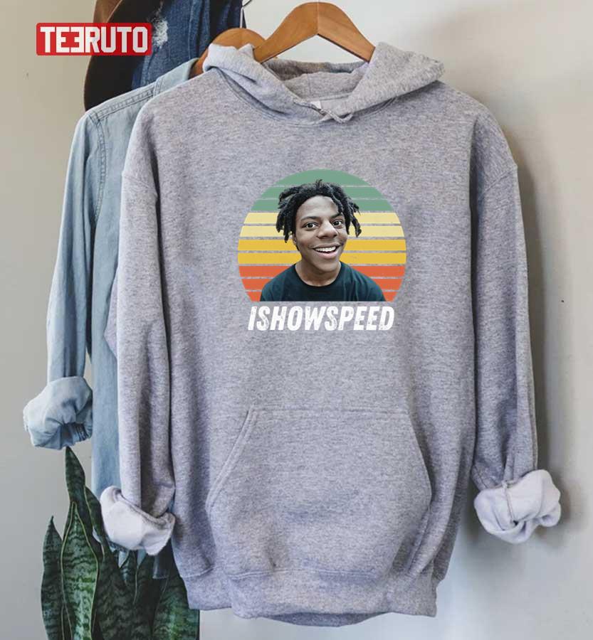Ishowspeed Retro Sunset Funny Unisex Sweatshirt - Teeruto