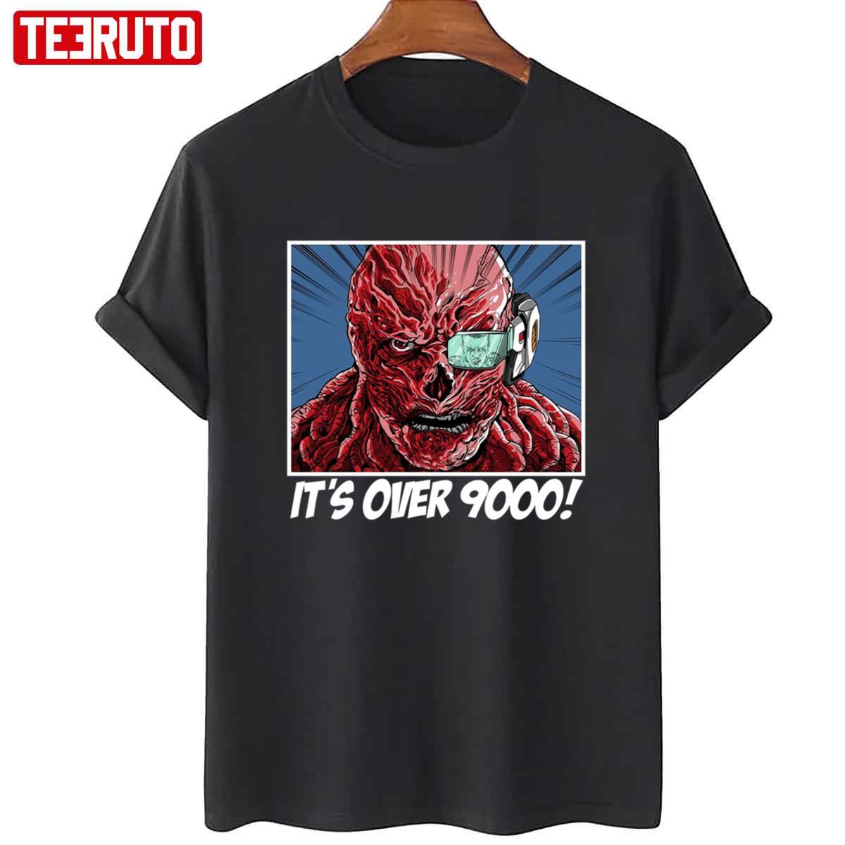 It’s Over 9000 Vecna Stranger Things Unisex T-Shirt
