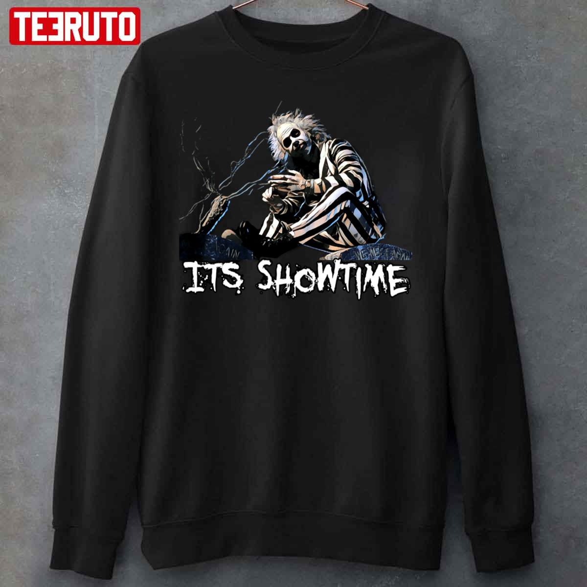 Its Showtime Beetlejuice Halloween Unisex Sweatshirt