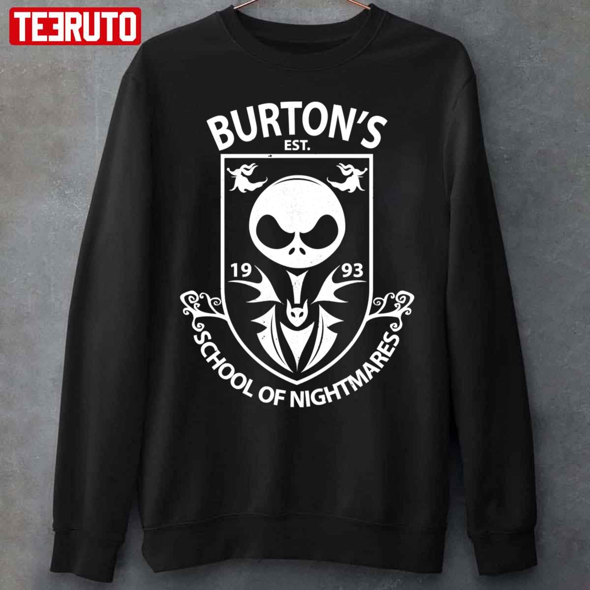 Jack Skellington Burton’s School Of Nightmares Unisex Sweatshirt