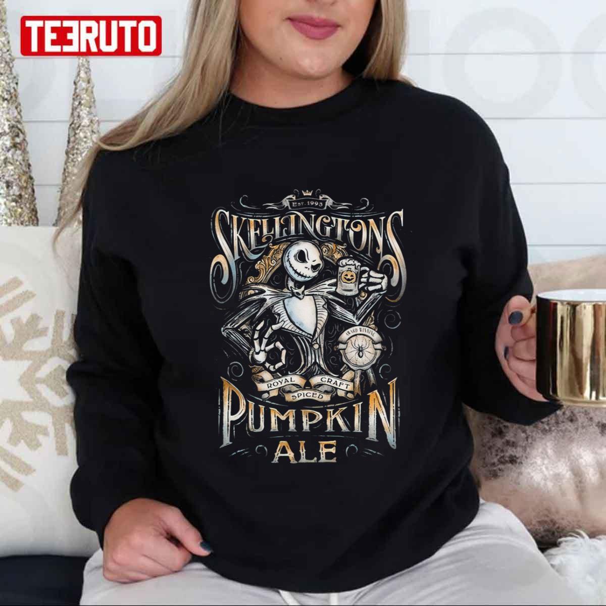 Jack’s Pumpkin Ale Skellington Est 1993 Unisex Sweatshirt