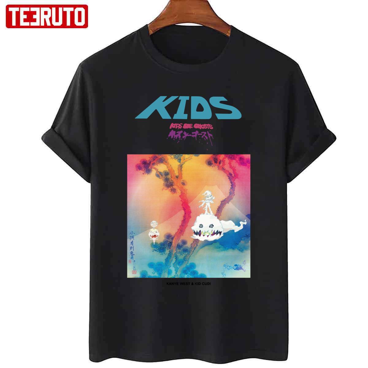 Japanese Kids See Ghosts Cudi Unisex T-shirt