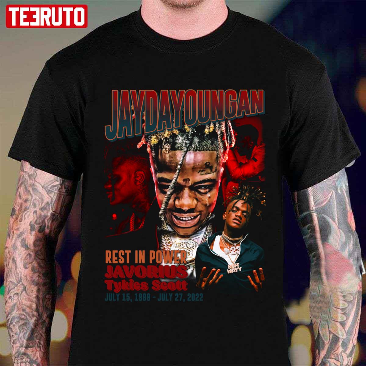 Jaydayoungan Rest In Power Javorius Tykies Scott Unisex T-Shirt