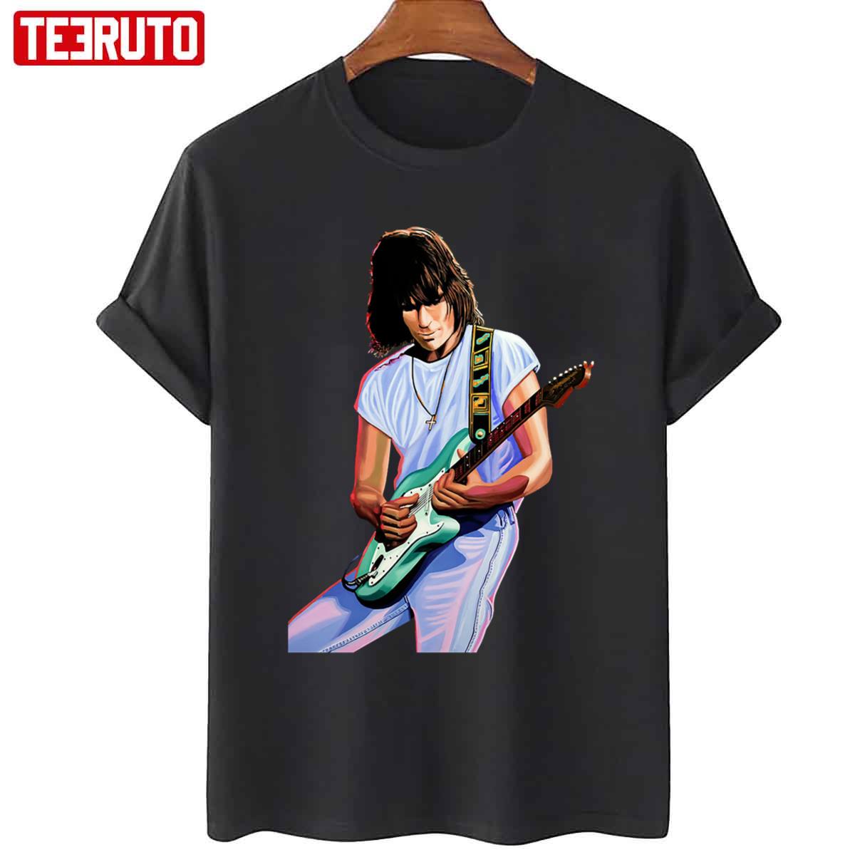 Jeff Beck Stories Worth Reading Right Now Retro Style Art Unisex T-Shirt