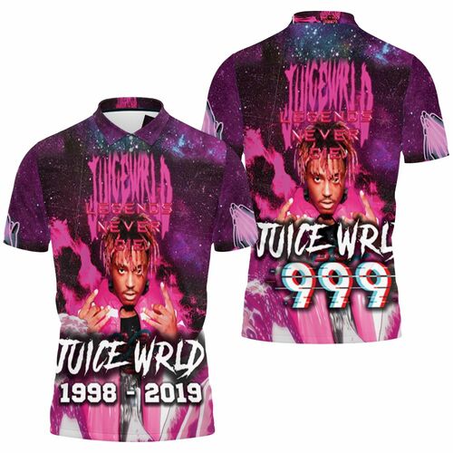 Juice Wrld 999 Legend Never Die Big Wave Rap Style Finger Polo Shirt Model A31826 All Over Print Shirt 3d T-shirt