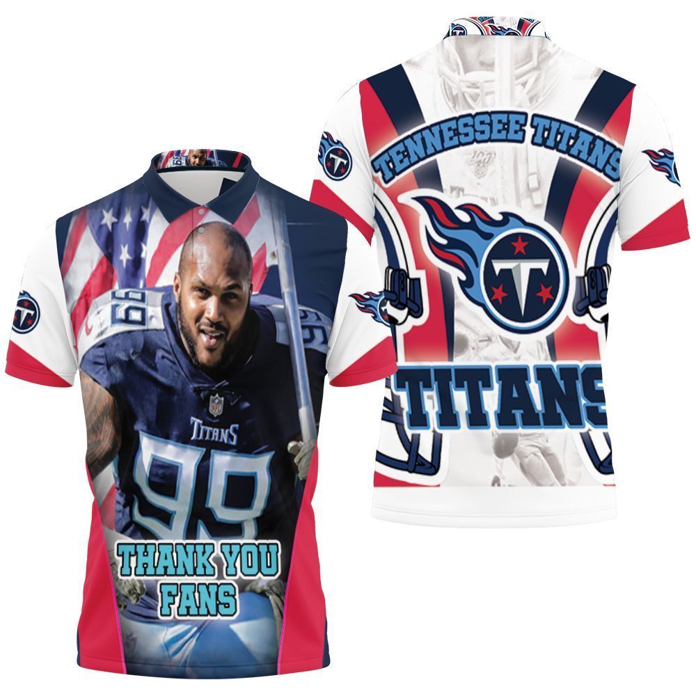 Jurell Casey 99 Tennessee Titans Afc South Division Super Bowl 2021 3d Polo Shirt Jersey All Over Print Shirt 3d T-shirt