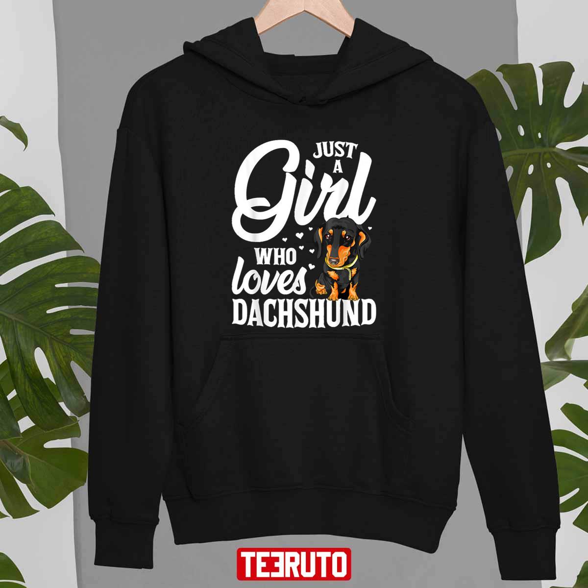 Just A Girl Who Loves Dachshund Unisex Sweatshirt
