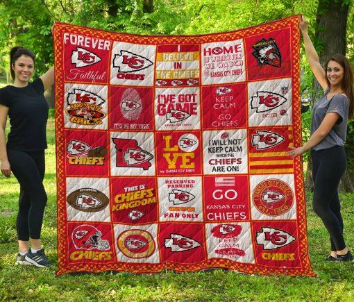 Kansas City Chiefs EST 1960 Quilt Blanket - Teeruto