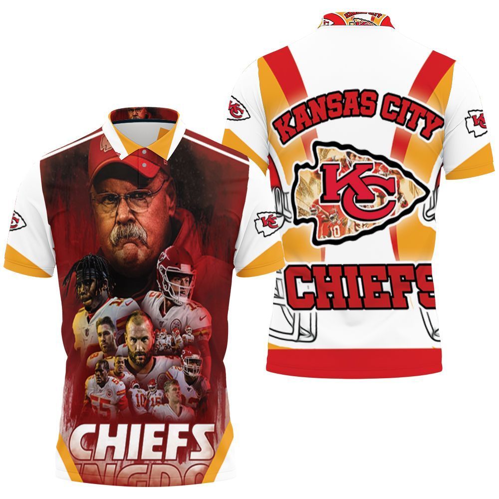 Kansas City Chiefs Logo Afc West Division Champions Super Bowl 2021 3d Polo Shirt Jersey All Over Print Shirt 3d T-shirt