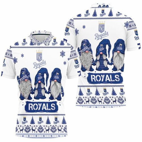 Kansas City Royals Christmas Gnomes Ugly Sweatshirt Christmas 3d Polo Shirt Model A31424 All Over Print Shirt 3d T-shirt