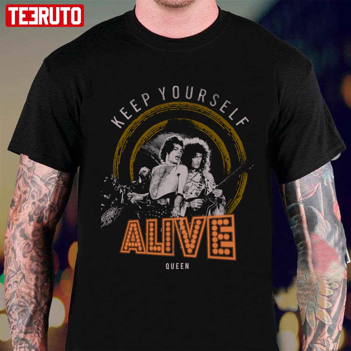 Keep Yourself Alive Queen Unisex T-Shirt