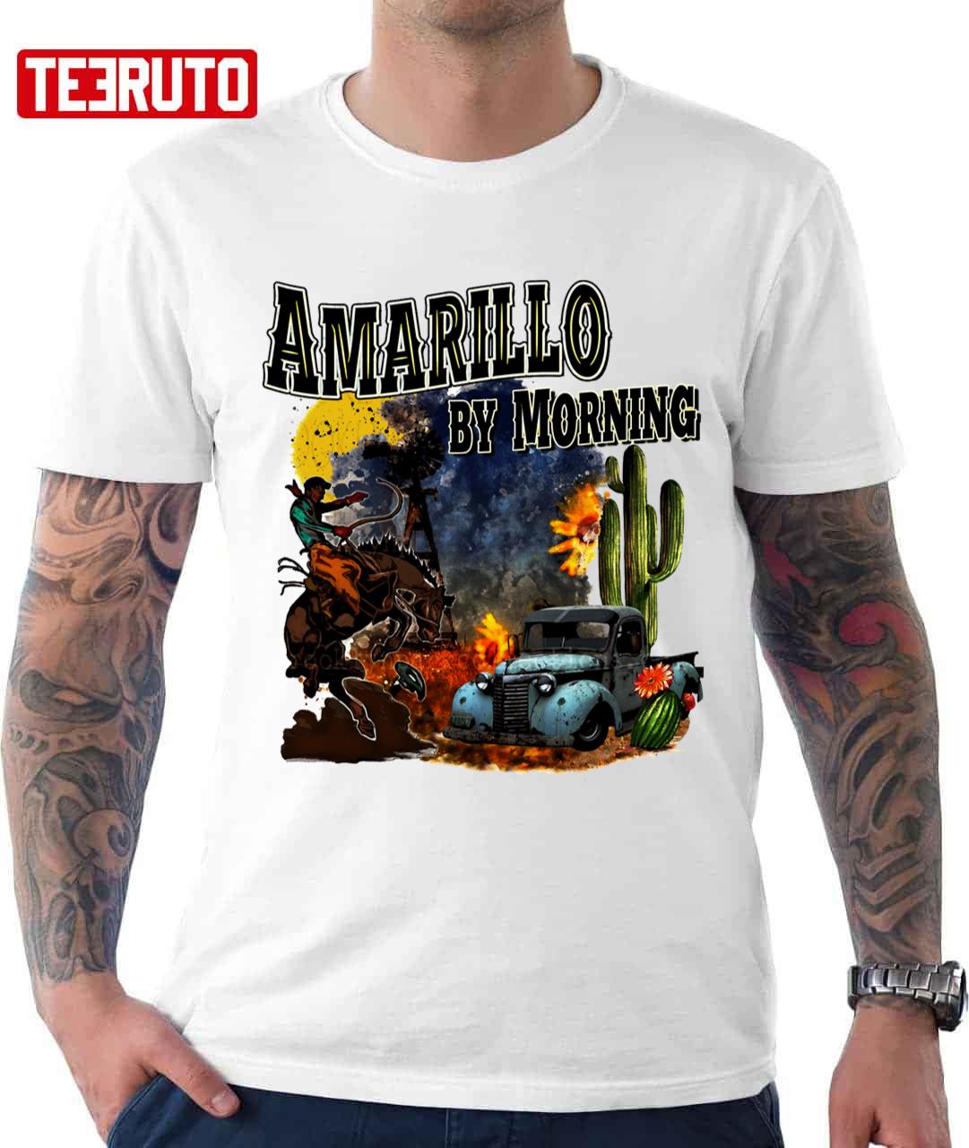 Legend Country Musician Amarillo By Morning Unisex T-Shirt
