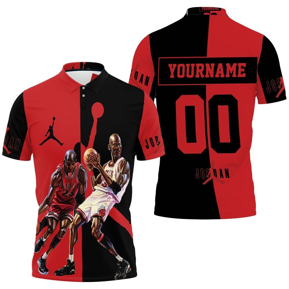 Legend Of Chicago Bulls Michael Jordan 23 Personalized Polo Shirt All Over Print Shirt 3d T-shirt