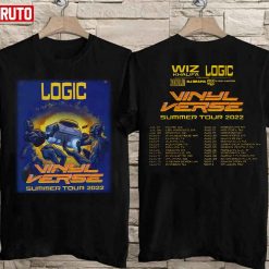 Logic Wiz Khalifa 2022 Tour Double Sided Unisex T-Shirt