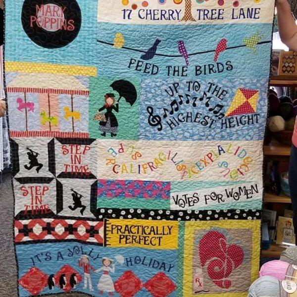 Mary Poppins Fabric 3d Quilt Blanket Teeruto