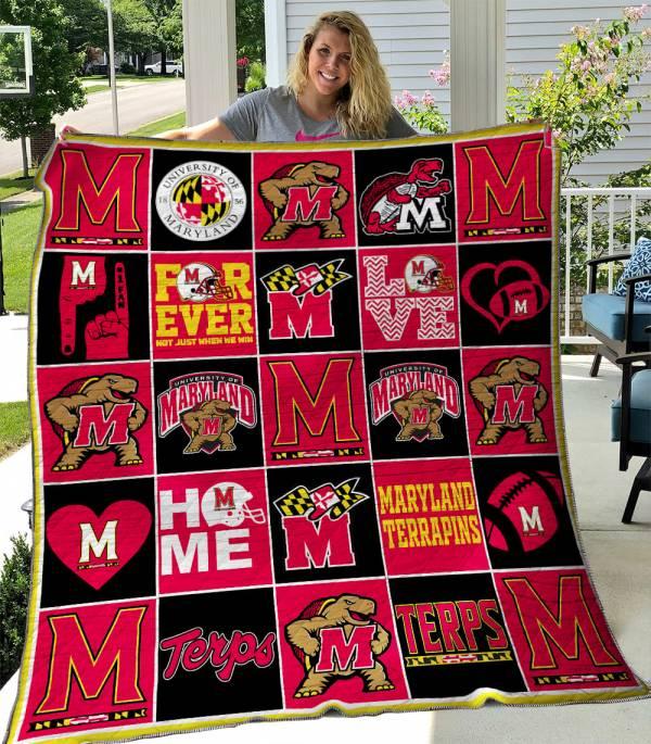 Maryland Terrapins Quilt Blanket - Teeruto