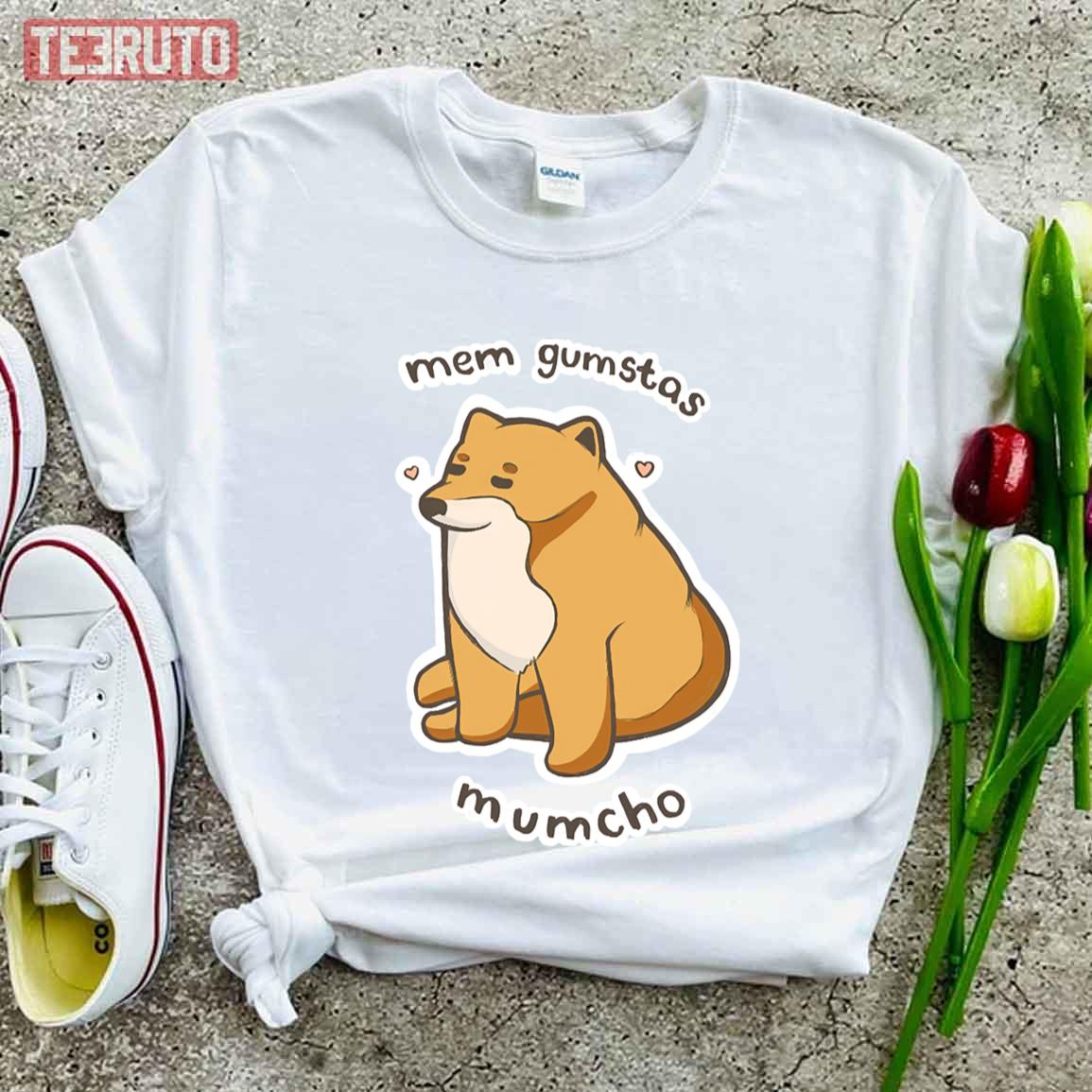 Mem Gumstas Mumcho Synthwave Doge Meme Unisex T-Shirt