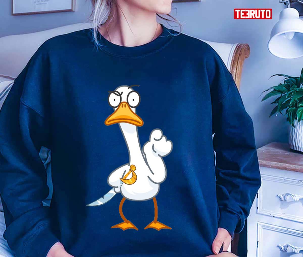 Meme Duck With A Sword Unisex T-Shirt