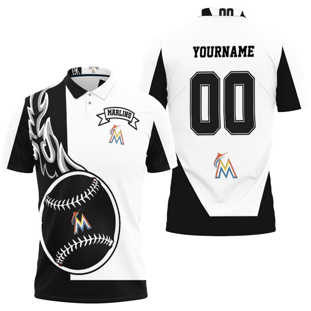 Miami Marlins 3d Polo Shirt All Over Print Shirt 3d T-shirt