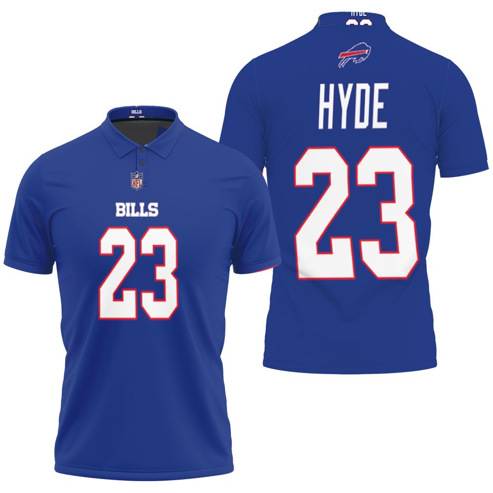 Micah Hyde #23 Buffalo Bills Nfl Legend Player American Football Game Royal 3d Designed Allover Gift For Bills Fans Polo Shirt