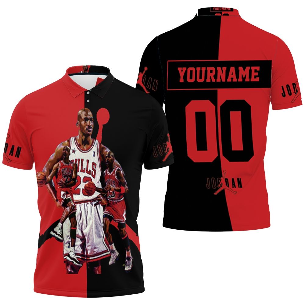 Michael Jordan Chigago Bulls 23 Legend Personalized Polo Shirt All Over Print Shirt 3d T-shirt