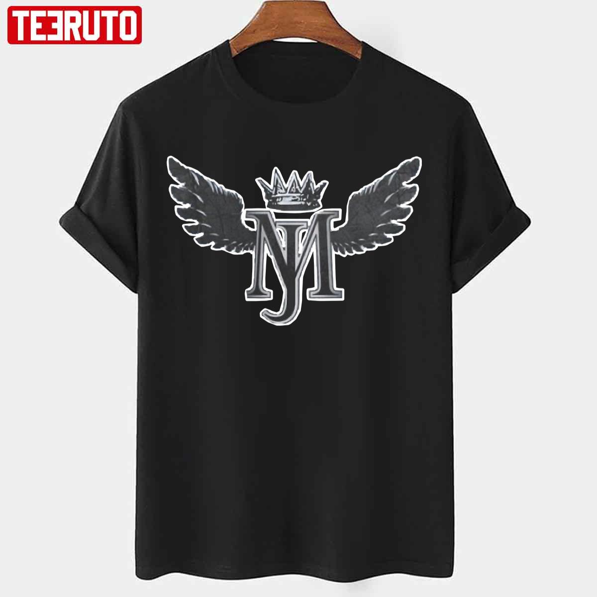Mj Crown With Wing Michael Jackson Logo Unisex T-shirt