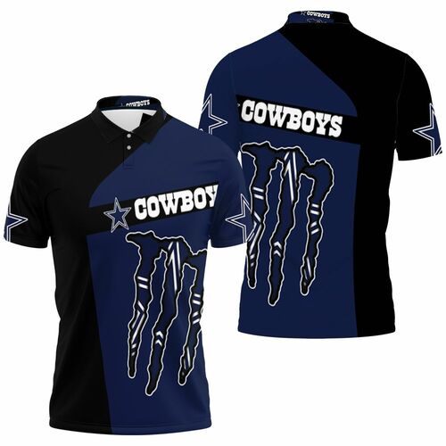 Monster Energy Dallas Cowboys Polo Shirt Model A5368 All Over Print Shirt 3d T-shirt