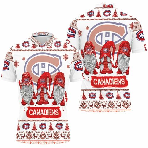 Montreal Canadiens Christmas Gnomes Ugly Sweatshirt Christmas 3d Polo Shirt Model A31434 All Over Print Shirt 3d T-shirt