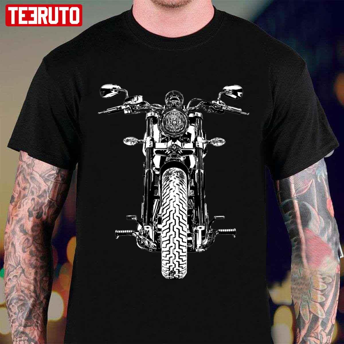 Motorcycle Graphic Design Unisex T Shirt Teeruto