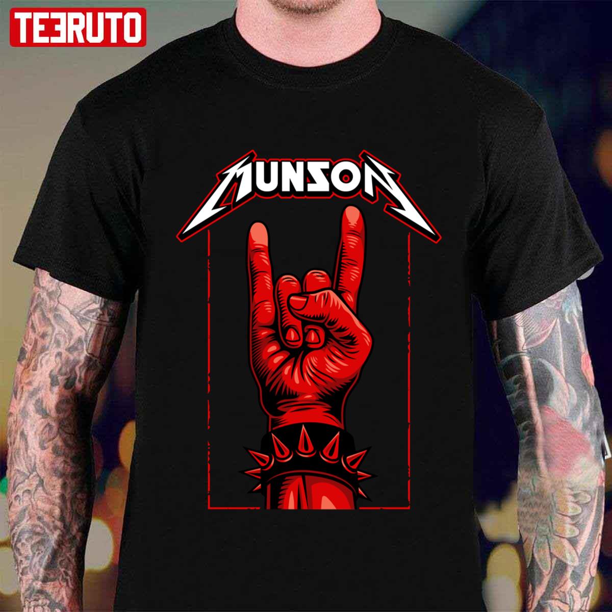 Munson Rocks Eddie Munson Most Metal Ever Stranger Thing Unisex T-Shirt
