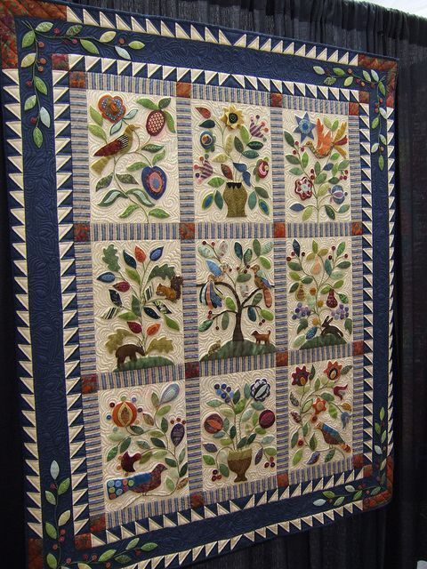 Blush Garden Song Quilted Blanket NCU0LDH784