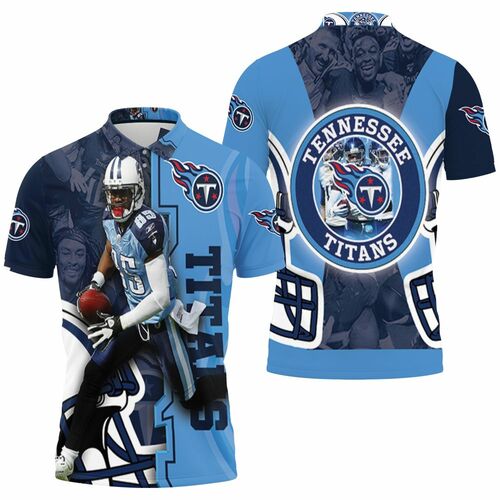 Mycole Pruitt # 85 Tennessee Titans Afc South Division Super Bowl 2021 Polo Shirt Model A32104 All Over Print Shirt 3d T-shirt