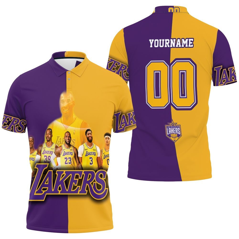 Nba Western Conference Los Angeles Lakers Polo Shirt All Over Print Shirt 3d T-shirt